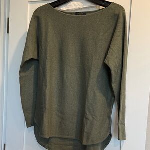 Charter Club Cashmere Sweater in Olive